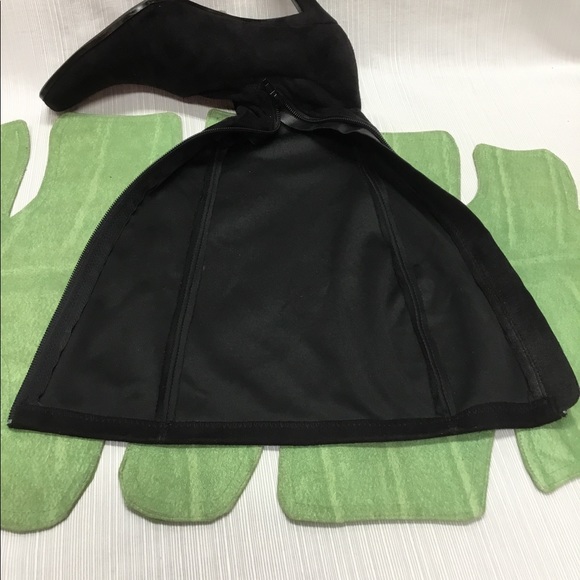 Delicious Black Suede Boots - Picture 6 of 7